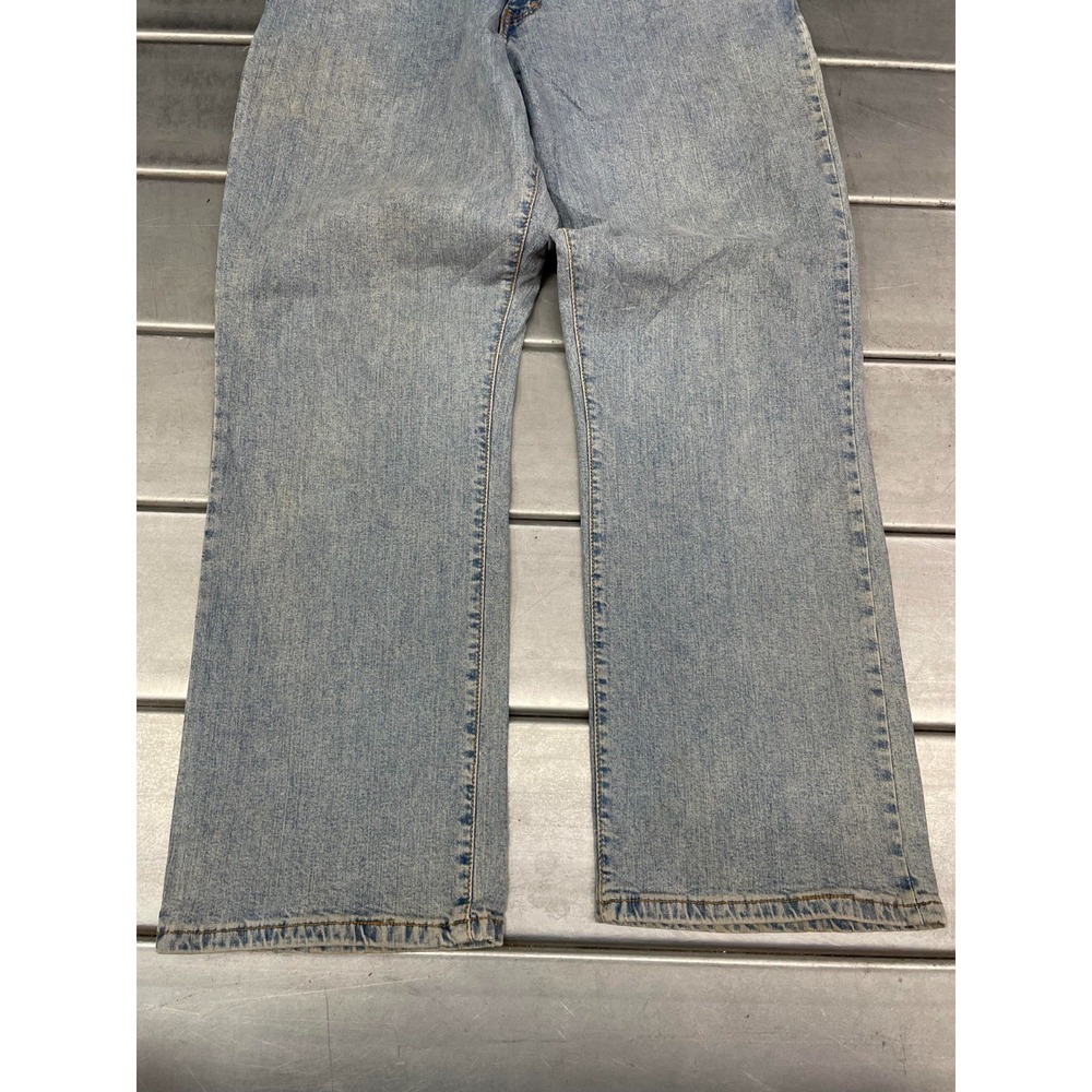 Vintage Levis 550 Jeans Womens 16S 35X30 Blue Light Wash Denim Relaxed Boot Cut - Picture 3 of 14